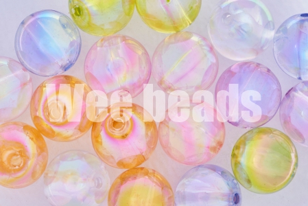 Iridescent-Crystal Shaped Beads –