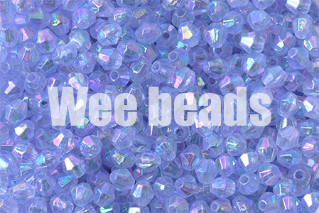 Iridescent-Crystal Shaped Beads –